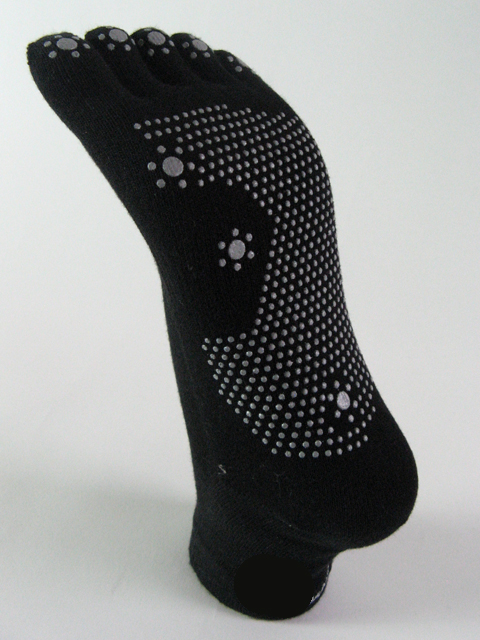 Non skid yoga toe socks