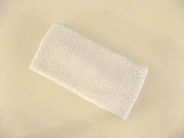 White 3inch wide headband for fashion spa sports [3pieces]