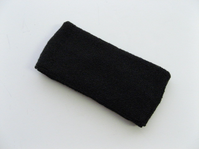 3"inch Wide Black Headbands for Fashion and Spa [3pieces]