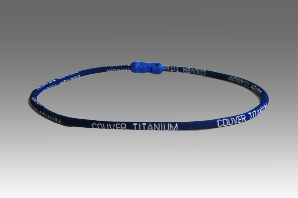 Blue Titanium Germanium Far-infrared Couver Power Necklace - Click Image to Close