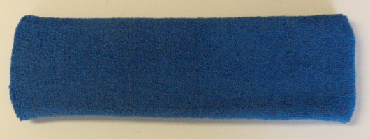 Wholesale Long wide Blue Sports Head bands Pro [6pieces]