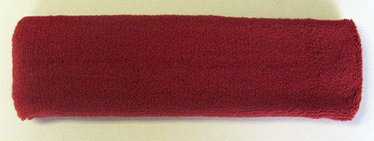 Long Wide Dark Red Sports Athletic Head bands Pro [6pieces]