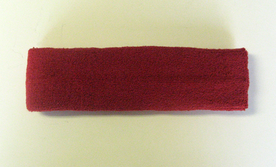 Dark Red Head Sweatbands (Sweat Headbands) Wholesale 12PIECES