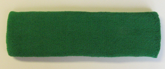 Wholesale Green Long Wide Thick Head bands Pro [6pieces]