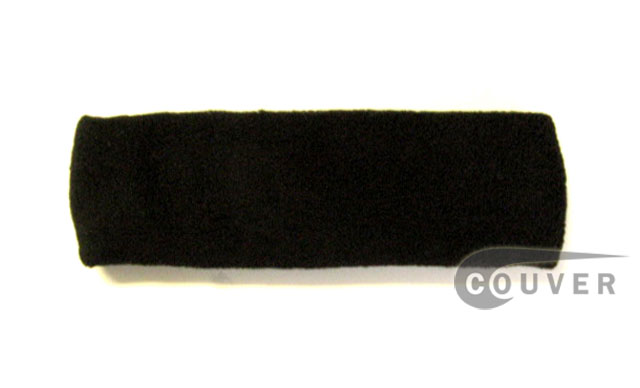 Large Black Head Sweatbands Pro 3PIECES