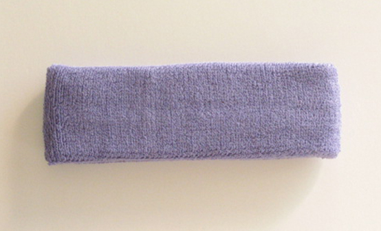 Lavender Head Sweatbands (Sweat Headbands) Wholesale 12PIECE