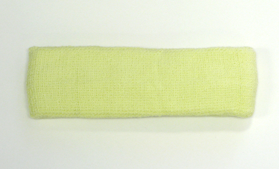 Lemonade Yellow Head Sweatband (Sweat Headband) Wholesale 12PCS