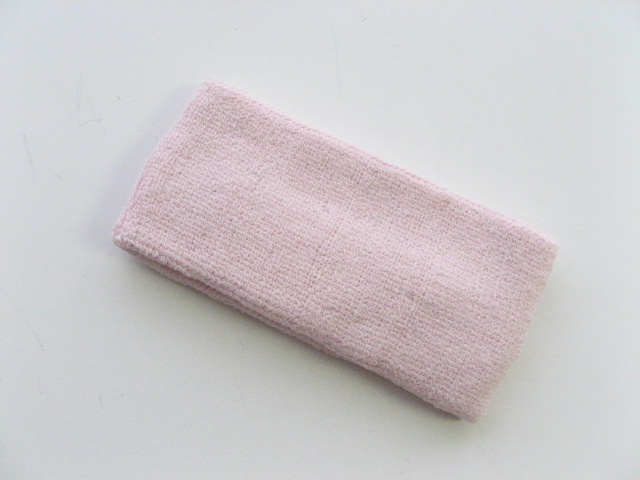 Misty Rose Very Light Pink 3" Wide Fashion Spa Headband 3pieces