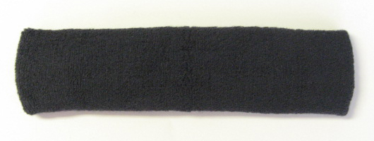Wholesale Dark Navy Blue Sweat Headband Pro Long Wide [6pieces]