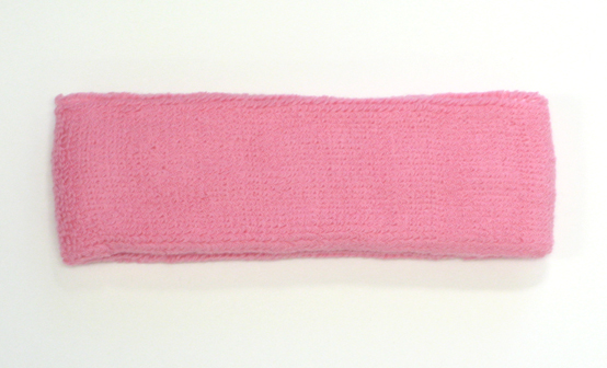 Pink Athletic Head Sweatband (Sweat Headband) Wholesale 12PIECES