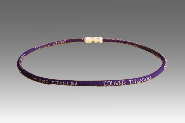 Purple Titanium Germanium Farinfrared Power Necklace