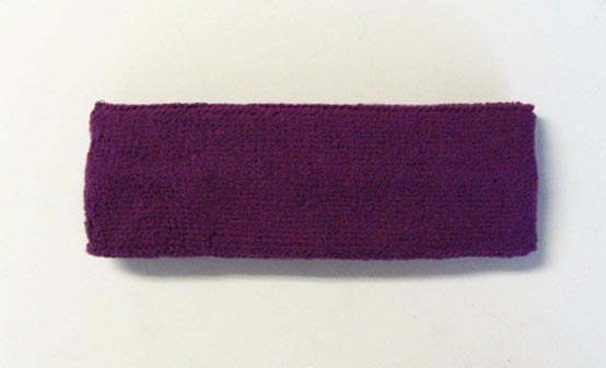 Purple Athletic Head Sweatband(Sweat Headband) Wholesale 12PIECE