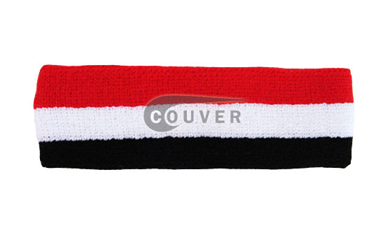 Red white black Stripe Head Sweatband Wholesale 12PIECES