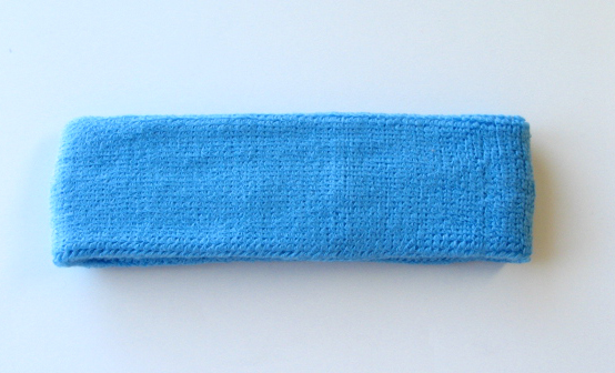 Sky Blue Head Sweatbands (Sweat Headbands) Wholesale 12PIECES