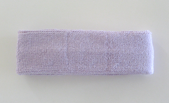 Soft Lilac Head Sweatbands (Sweat Headbands) Wholesale 12PIECES