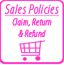 sales policies, claim, return, and refund info
