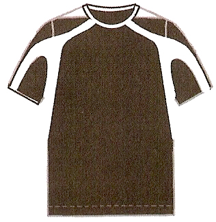 Black White Men's & Youth Short Sleeve Soccer Jersey