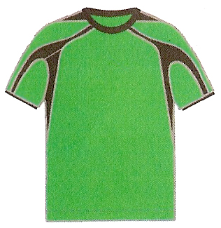 Kelly Green Black Men's & Youth Short Sleeve Soccer Jersey