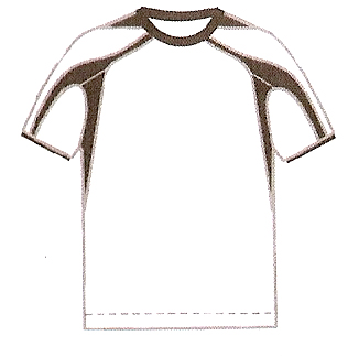 White Black Men's & Youth Short Sleeve Soccer Jersey