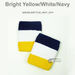 3 Colored White in the Middle Striped Sport Wrist Sweatband Wholesale