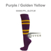 Premium COUVER Adult Mid-sized 4Striped Sports/Softball Knee Socks 3PRs