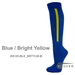 Premium Blue Baseball Softball Knee High Socks with Vertical Stripe