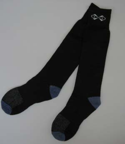 Black Ski and Snowboard Socks Thick Knee High [1pair]