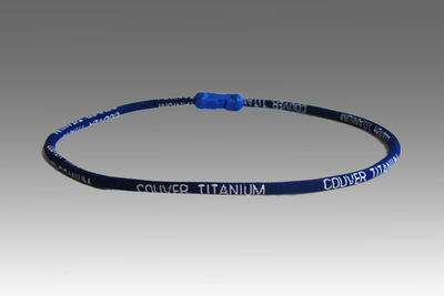 Blue Titanium Germanium Far-infrared Couver Power Necklace