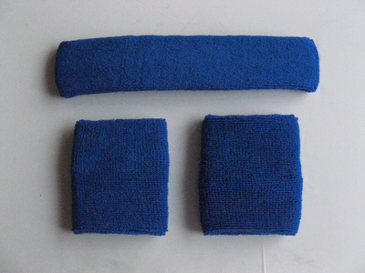 Blue Sweatbands Set