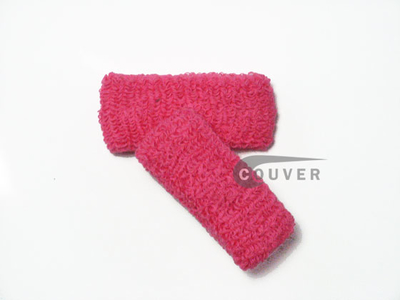 Bright Pink 1inch Cheap Wristbands Wholesale Adult Size 6PAIRS