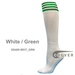 COUVER White Youth Sports/Football 4 Stripes Knee High sock - 3Pair Pack