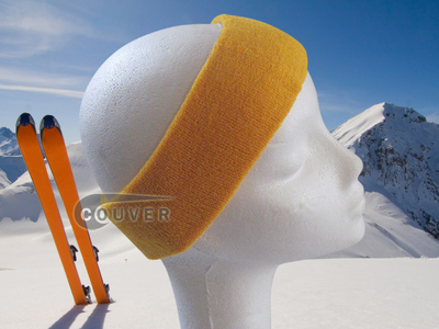 Couver Golden Yellow Ski Snowboard Winter Headband Wholesale 2PC