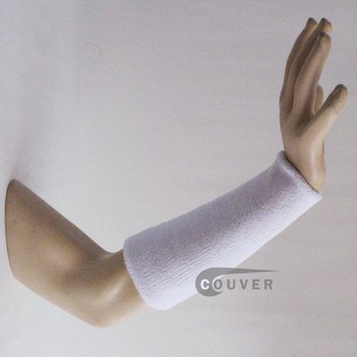 9IN COUVER White Athletic Sweat Wristbands Wholesale 3PRs