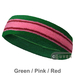 Couver Premium Quality Thick, Wide, Long striped Head Sweatband Pro