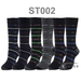 Mens Cotton Designer Dress Socks Styles Pattern 6 Pairs Bundle