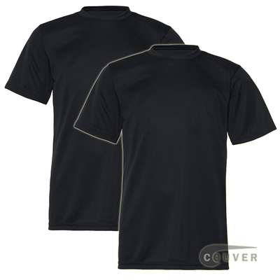 C2 Sport Youth Performance Tees Black - 2 Pieces Set
