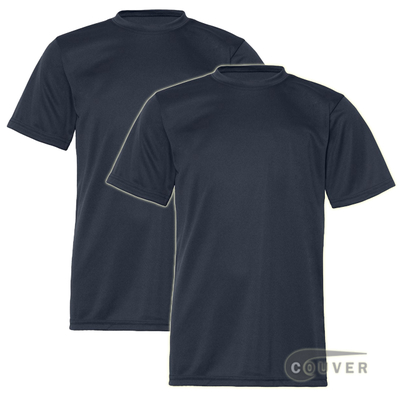 C2 Sport Youth Performance Tees Navy  - 2 Pieces Set