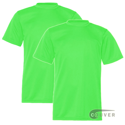 C2 Sport Youth Performance Tees Lime  - 2 Pieces Set