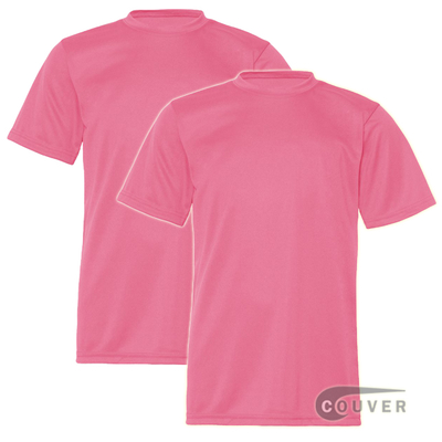 C2 Sport Youth Performance Tees Pink  - 2 Pieces Set