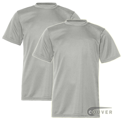 C2 Sport Youth Performance Tees Light Gray - 2 Pieces Set