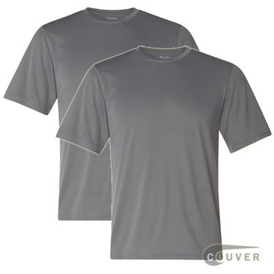 Champion Men's Double Dry Performance T-Shirt 2 Pieces Set - Gray
