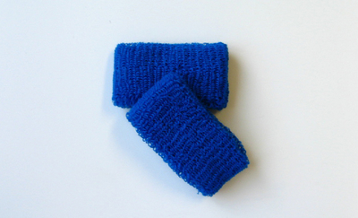 Blue Child Kids Wristbands Plain Wholesale for Schools [6pairs]