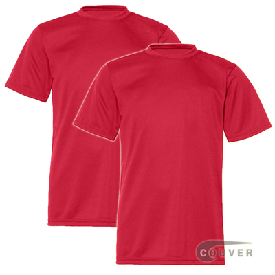 C2 Sport Youth Performance Tees Red  - 2 Pieces Set
