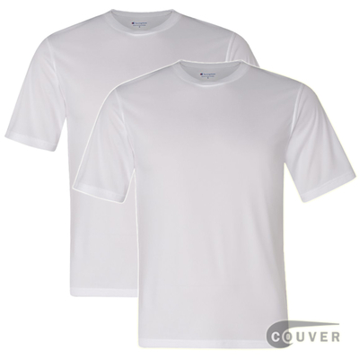 Champion Men's Double Dry Performance T-Shirt 2 Pieces Set - White