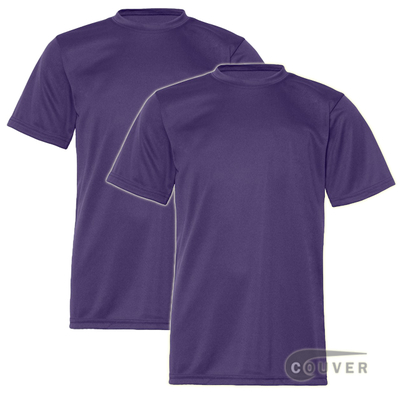 C2 Sport Youth Performance Tees Purple  - 2 Pieces Set