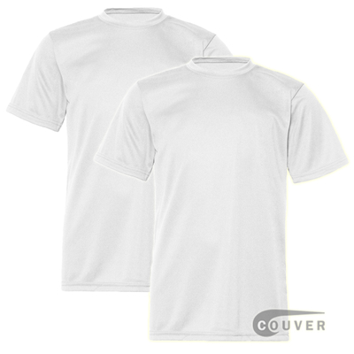 C2 Sport Youth Performance Tees White - 2 Pieces Set