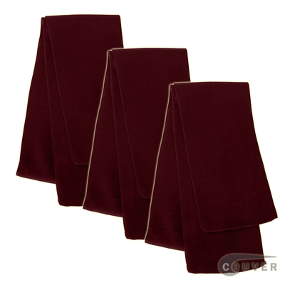 Maroon Plain Knit Scarf [Taking order w/ 300pc Min QTY, 3mon delivery]