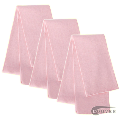 Light Pink Plain Knit Scarf[Taking order w/ 300pc Min QTY 3mon delivery]