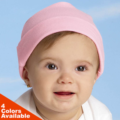 Baby Infatnt Knit Beanie Rib Cotton Hat 6 pack