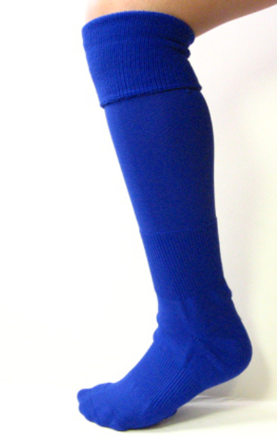 Blue Kids Child Youth Soccer Socks Knee High Length 3PAIRS